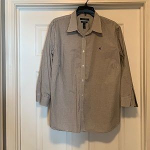 Lauren Ralph Lauren Plus Size Non/iron Shirt